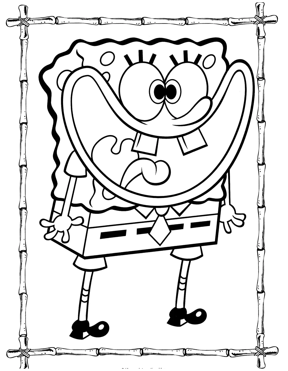 Funny spongebob coloring pages at getdrawings
