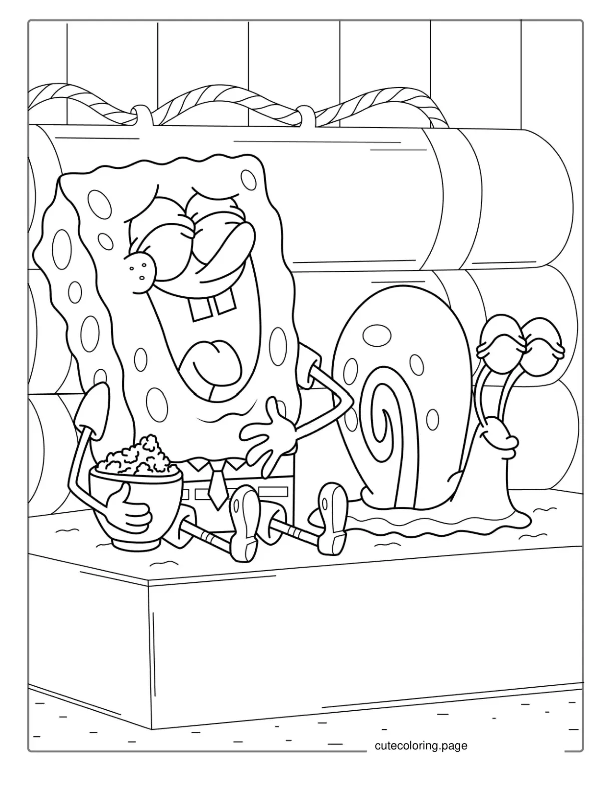Spongebob coloring pages 40+ free printable coloring pages cute