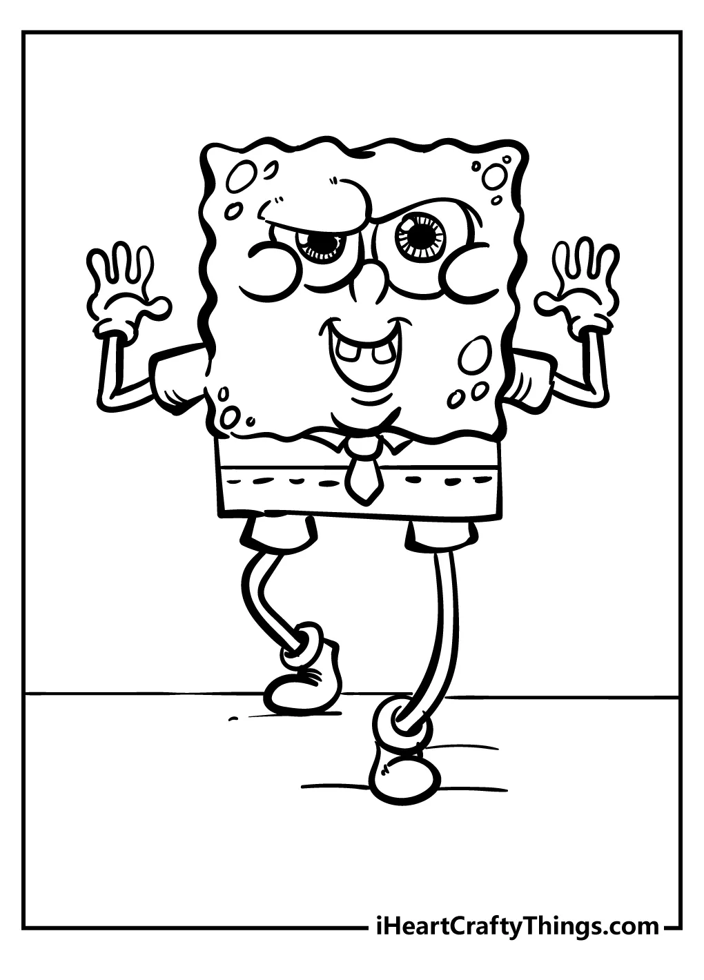 Spongebob Pineapple House Coloring Pages