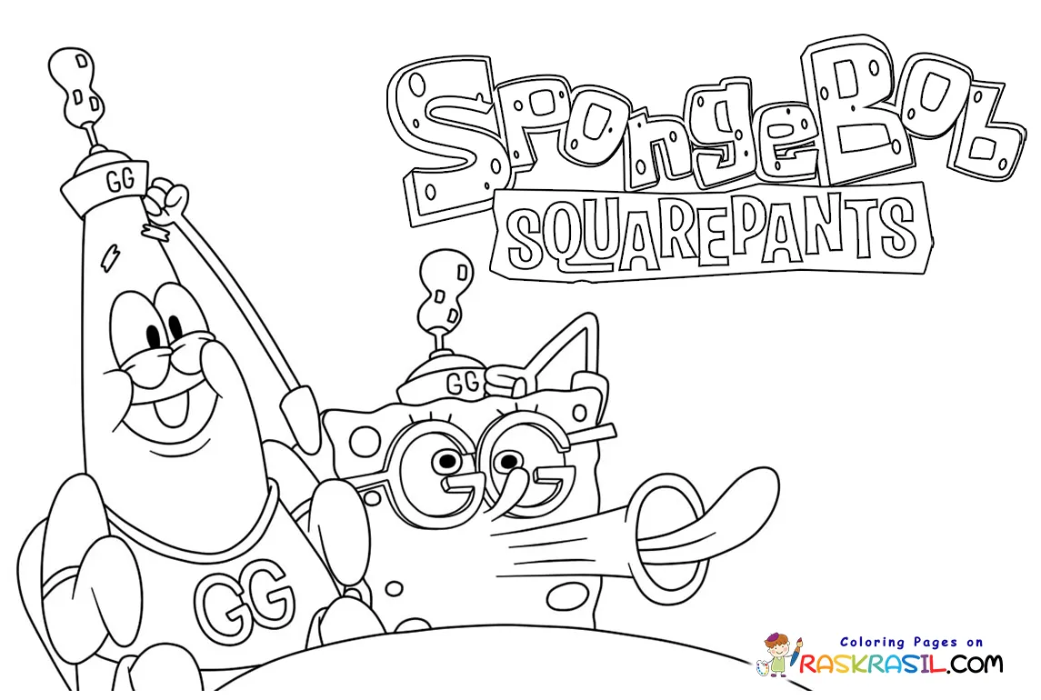 Spongebob Pineapple House Coloring Pages
