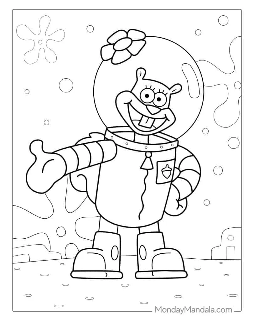 Spongebob Pineapple House Coloring Pages