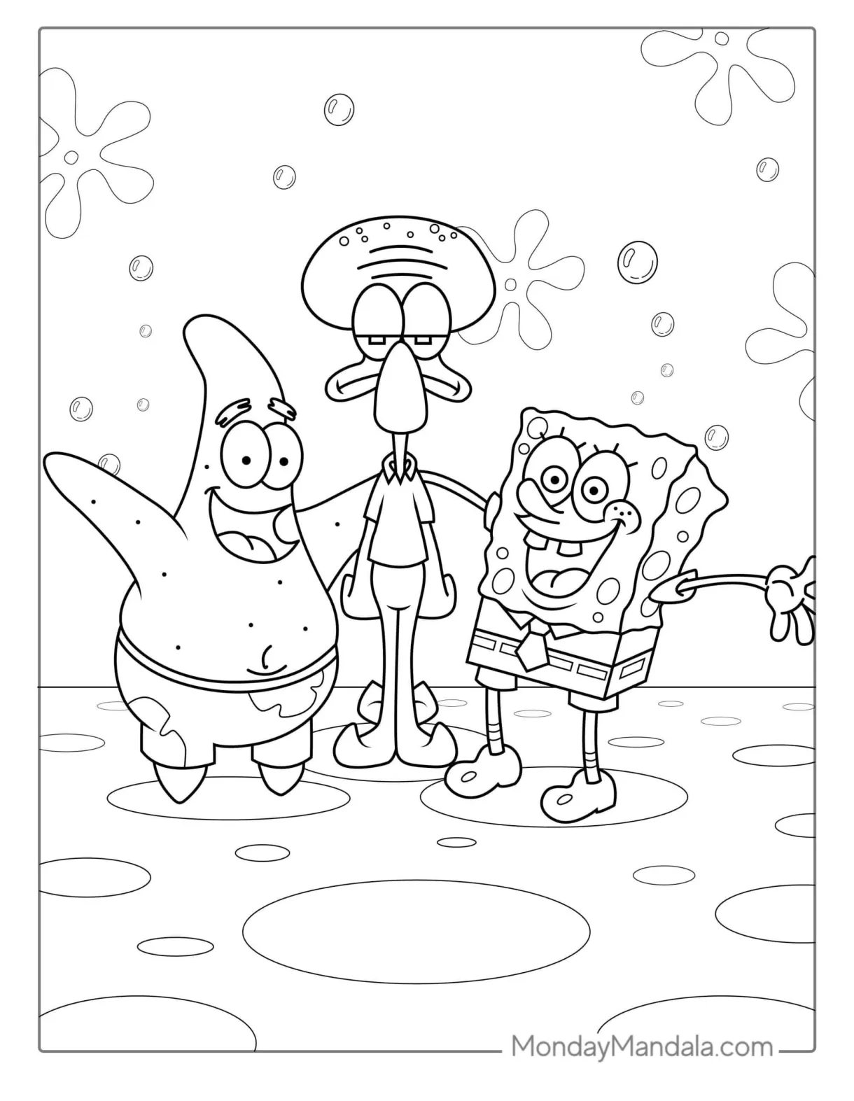 40 spongebob coloring pages free pdf printables coloring pages