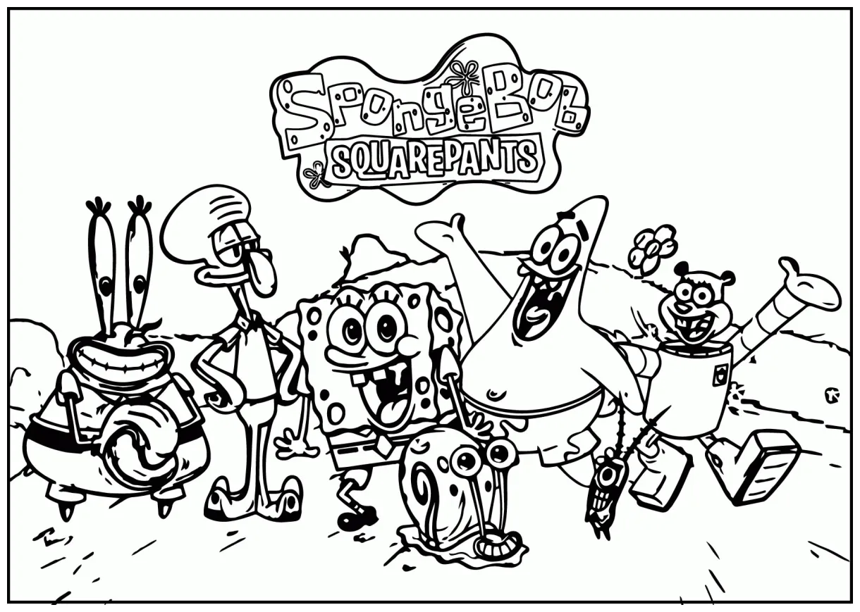 Spongebob coloring pages printable coloring pages. free
