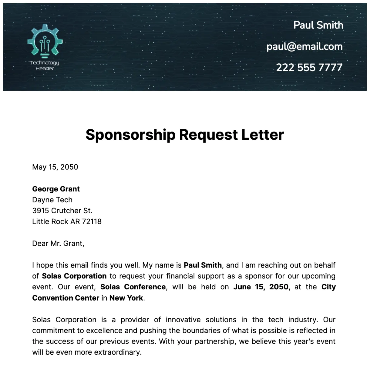 For conference infoupdate