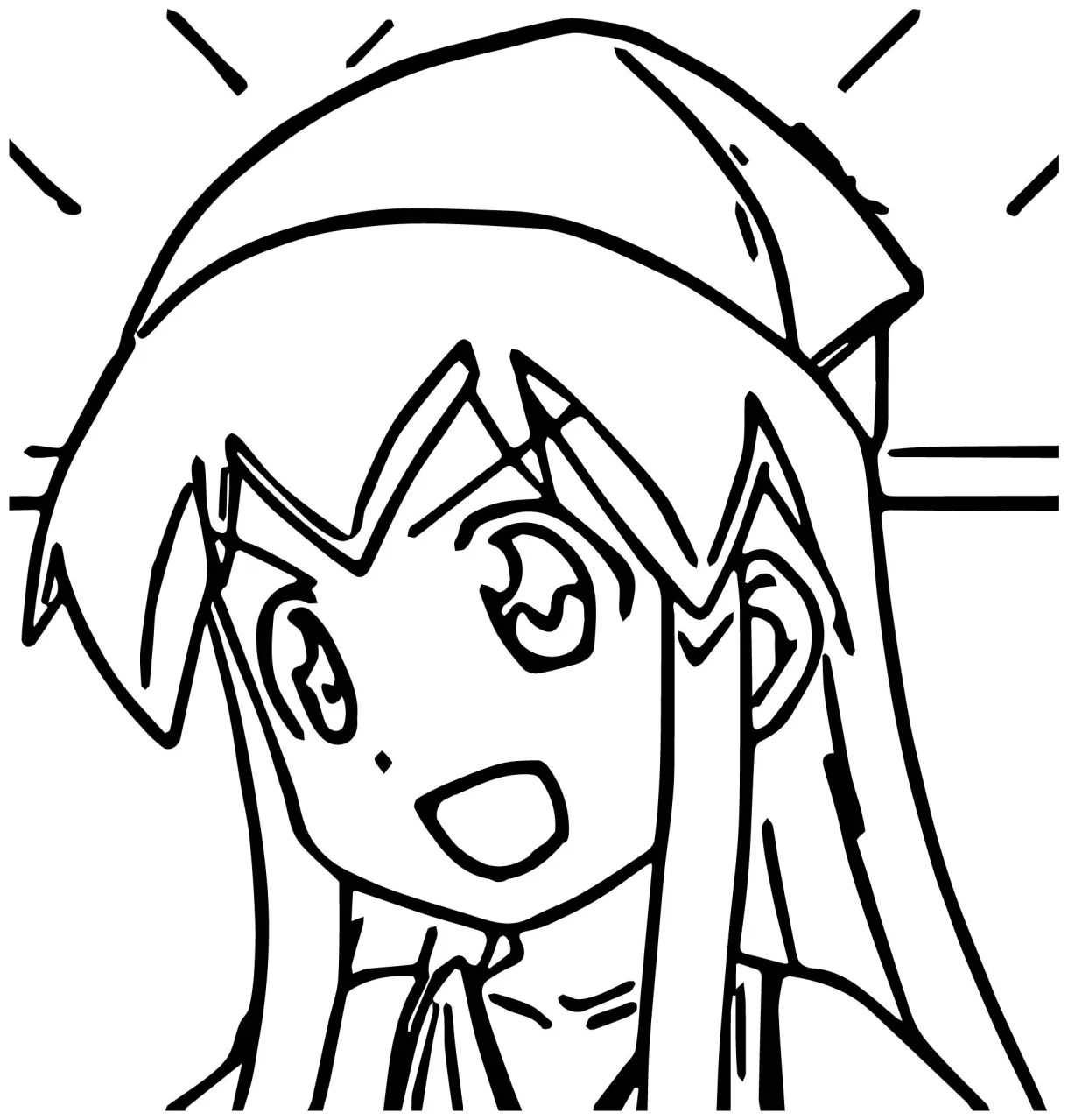 Squid Girl Coloring Page 56 - Wecoloringpage.com