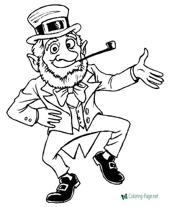 St patrick´s day coloring pages