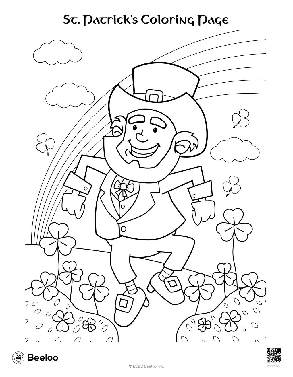 St. patrick's day-themed coloring pages • beeloo printable crafts and printable coloring page