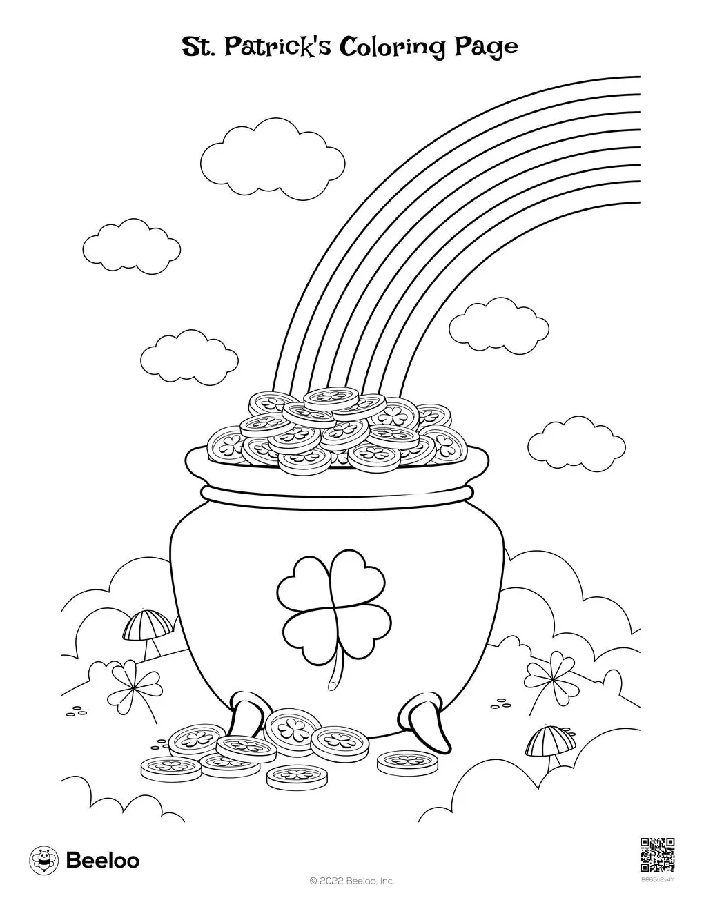 St. patrick's day-themed coloring pages • beeloo printable crafts and