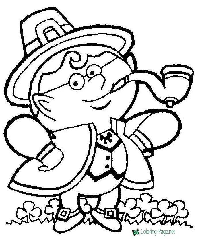St patrick´s day coloring pages