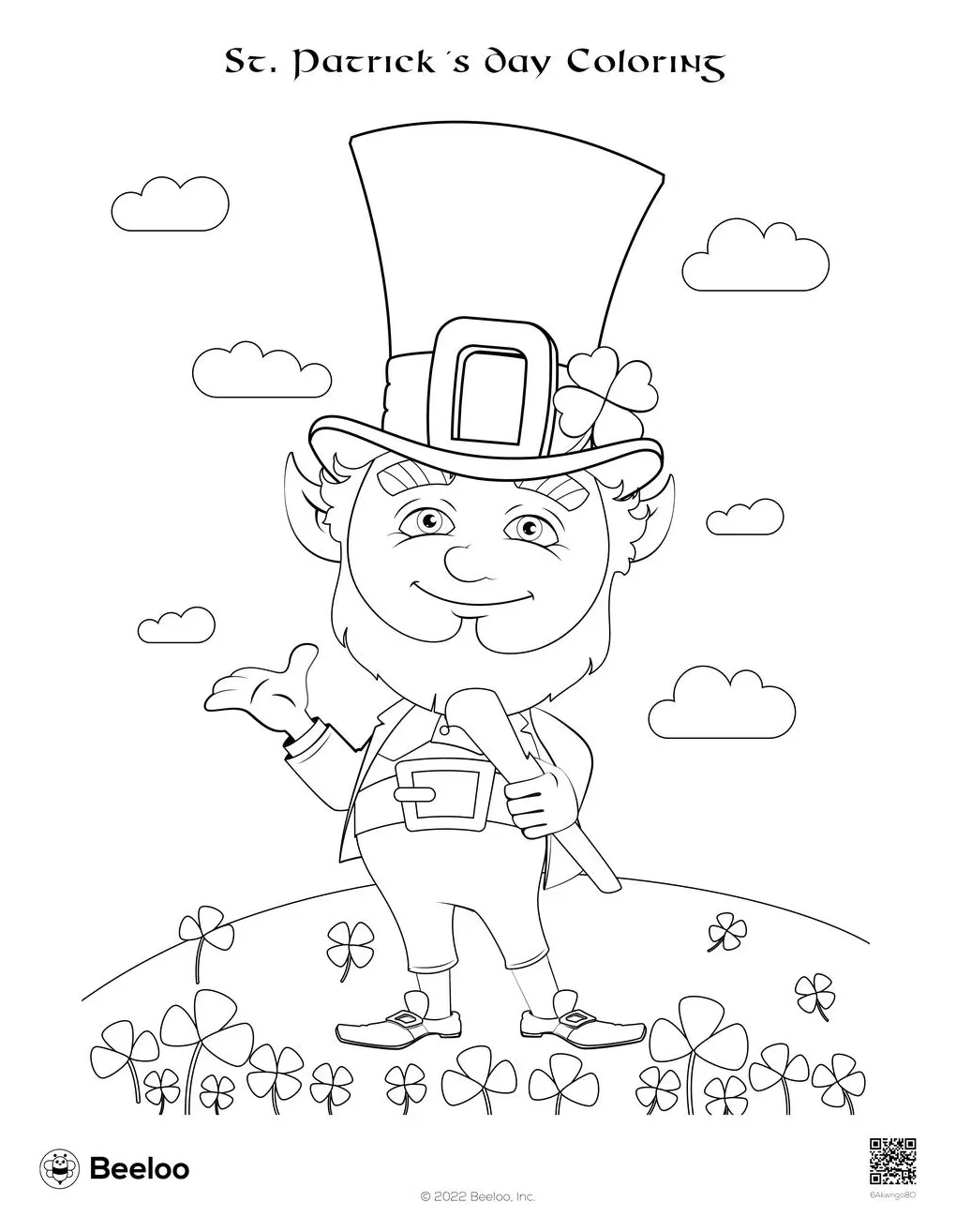St. patrick's day-themed coloring pages • beeloo printable crafts and