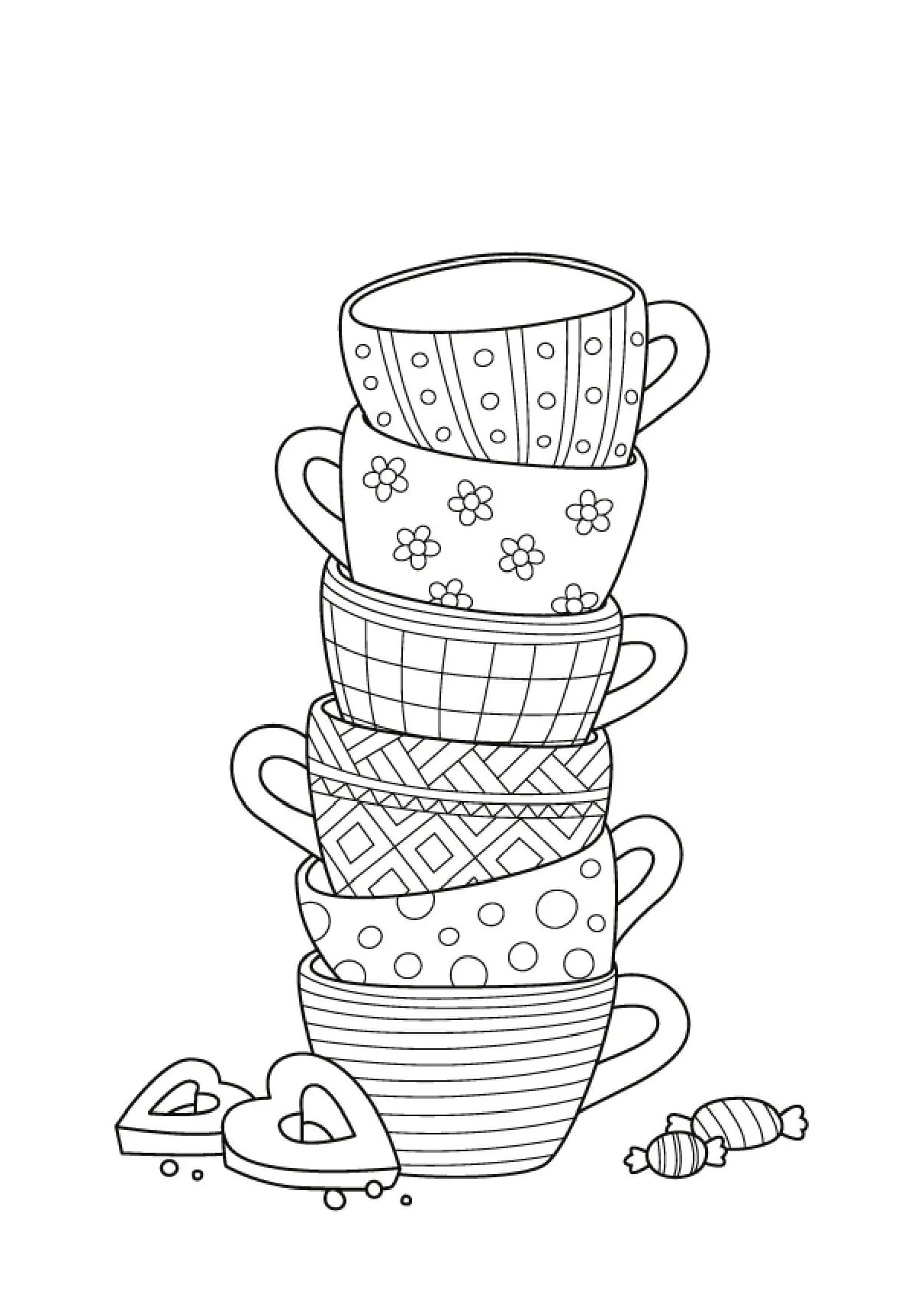 Cup coloring pages - ColoringLib
