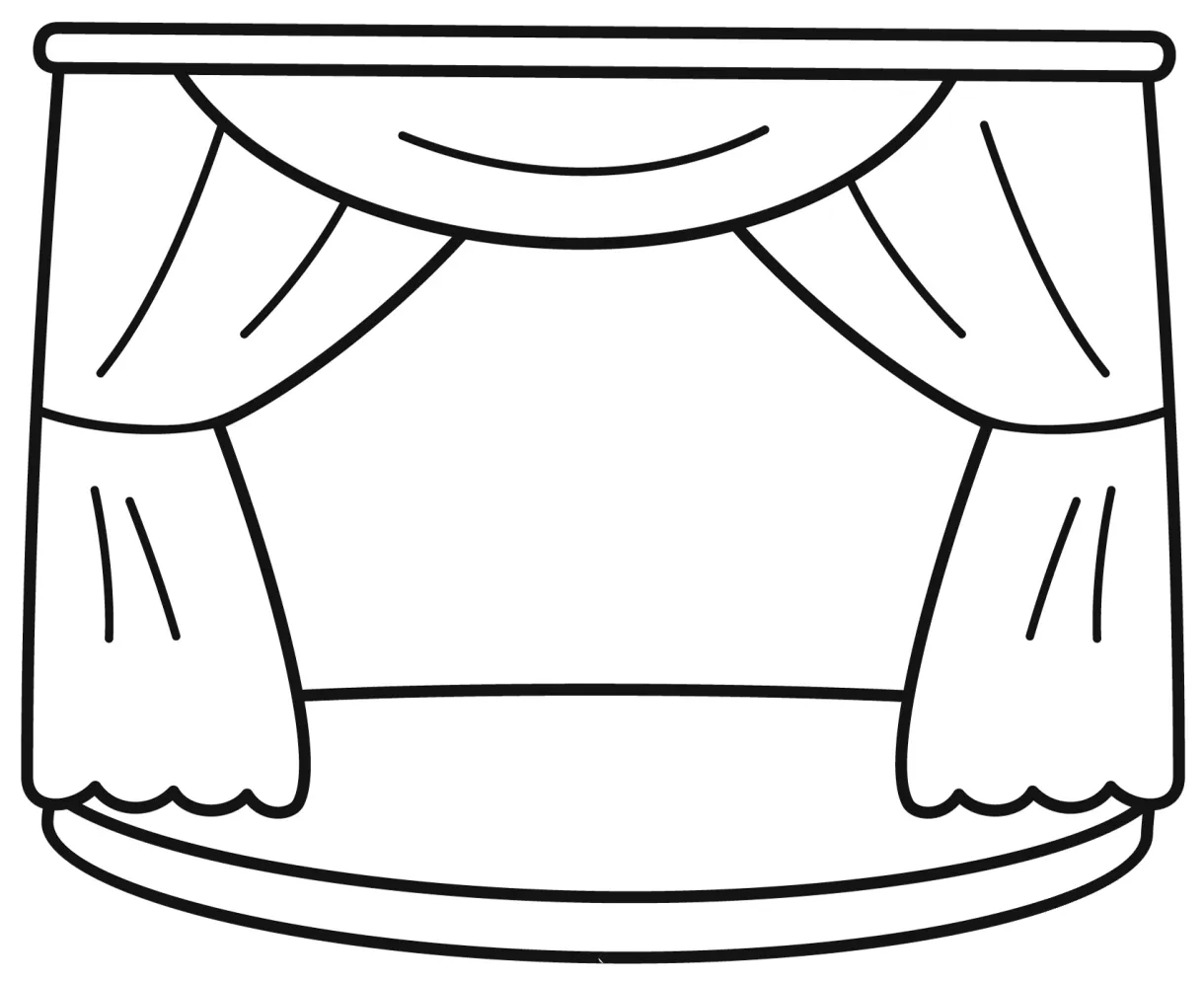 Stage coloring page colouringpages