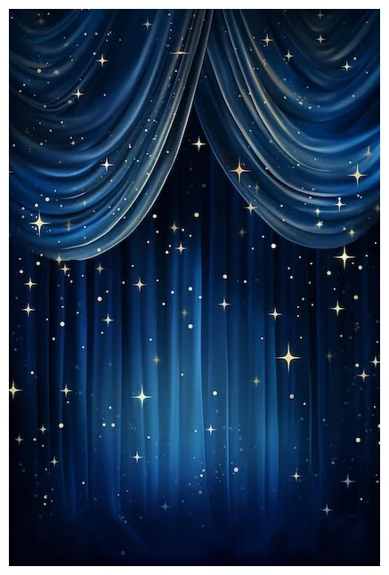 Premium vector stage curtains