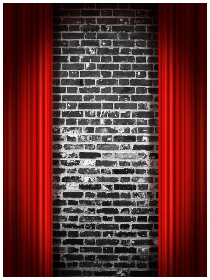 Stage curtains stock illustration. illustration of fabric 6835061