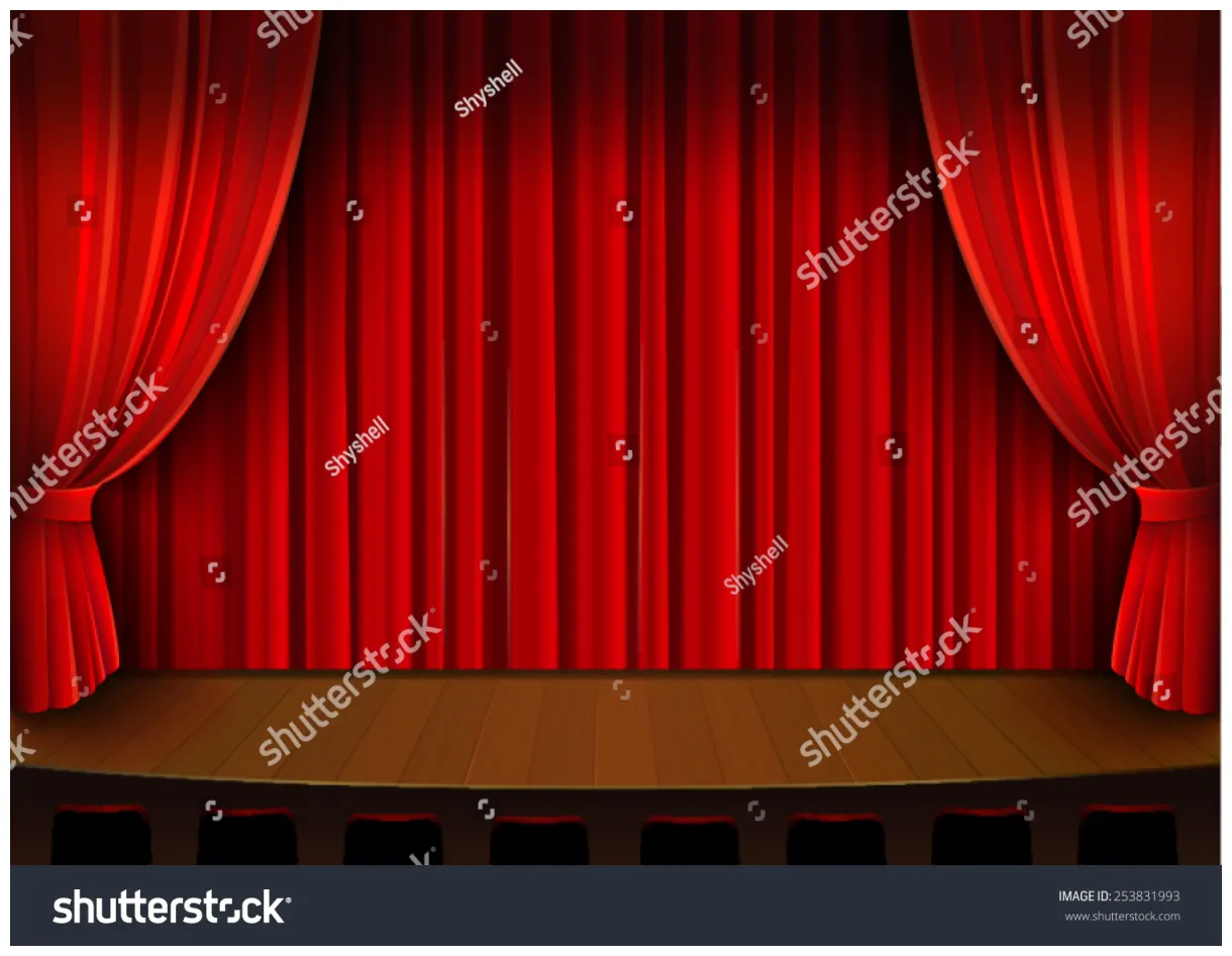 Stage curtains drawing at paintingvalley explore collection of