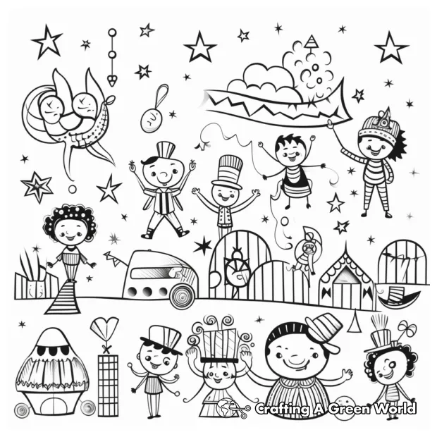 Stage coloring pages free & printable!