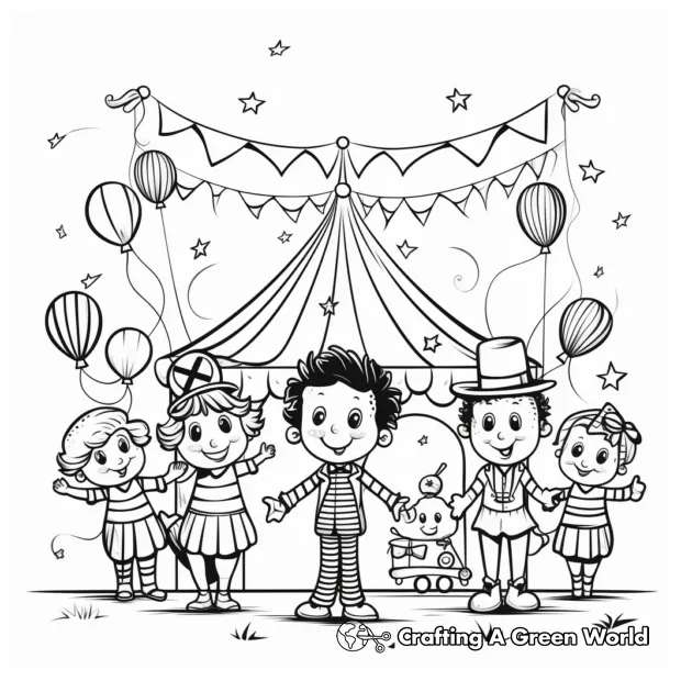 Stage coloring pages free & printable!
