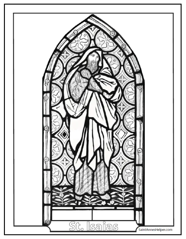 Catholic Stained Glass Window Coloring Pages Coloring Pages