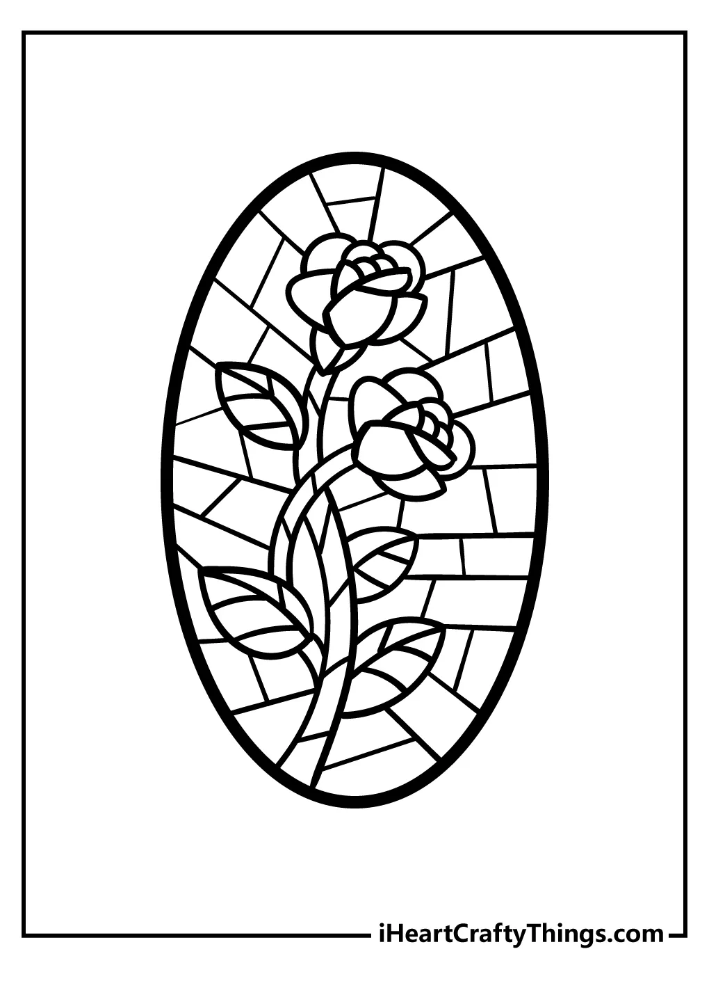 Stained glass coloring patterns coloring pages