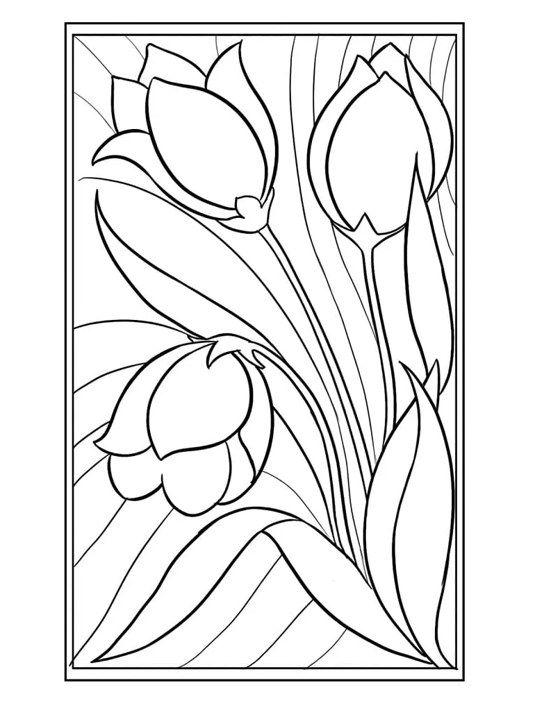 Stained glass coloring pages coloringlib