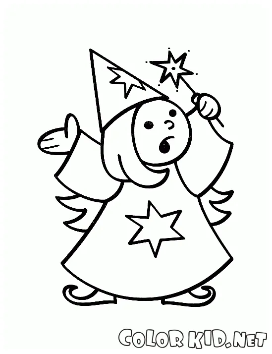 Coloring page - Stargazer