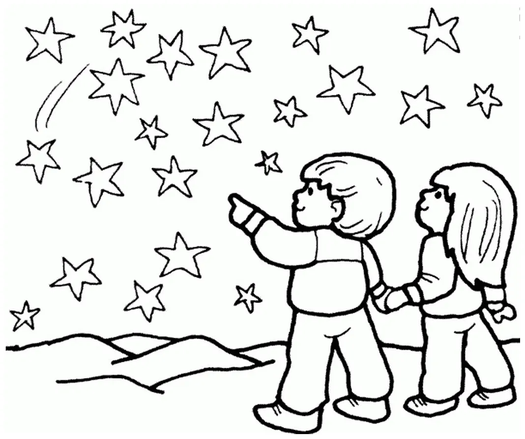 Free star coloring pages for preschoolers, download free star coloring