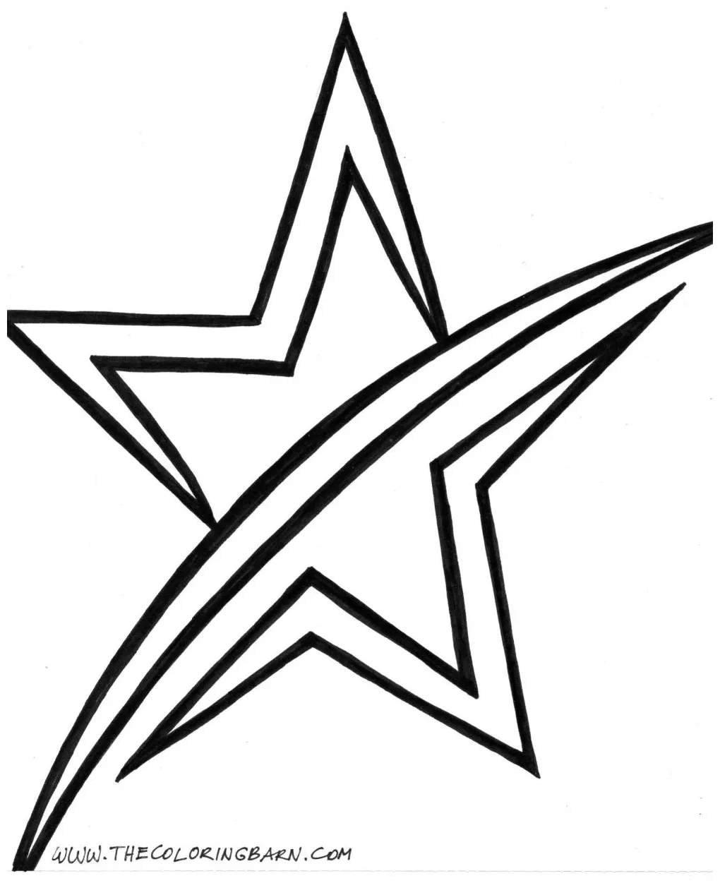 Star coloring pages the coloring barn