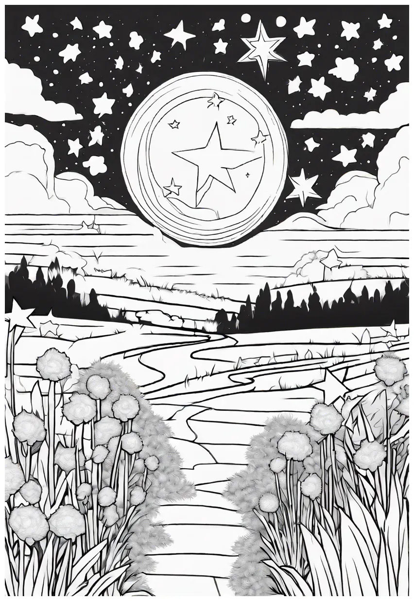 43 star coloring pages colorbliss