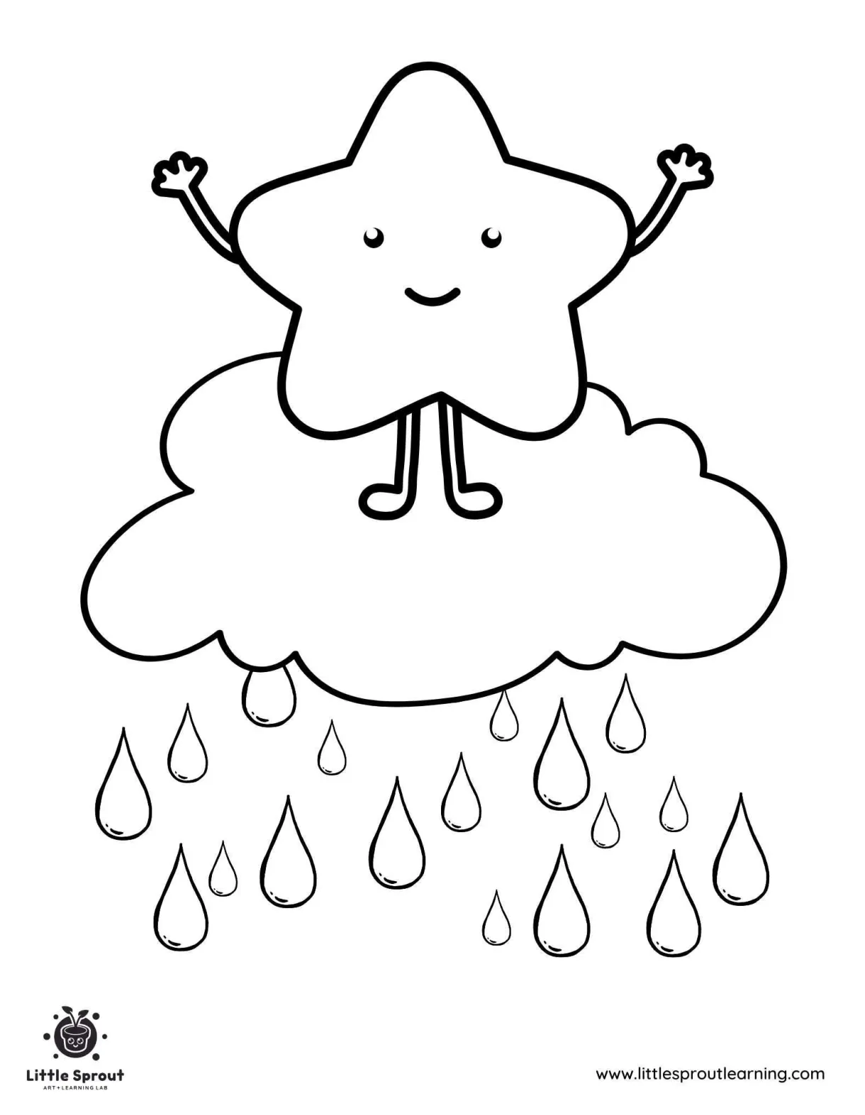 Best 10 star coloring pages little sprout art