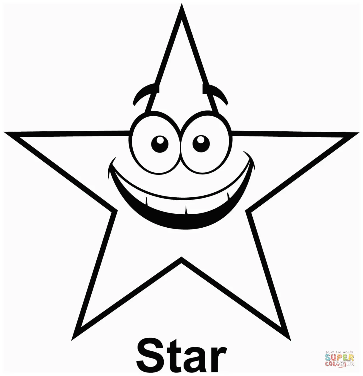 Star coloring pages for preschoolers coloring home