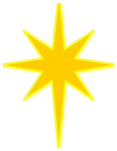 Star over bethlehem coloring page