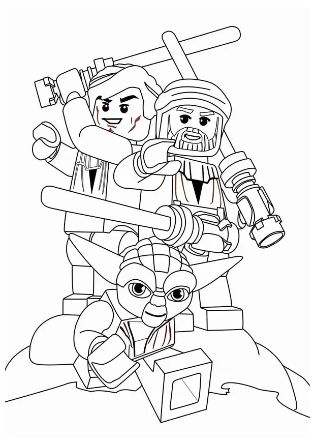 Free coloring pages star wars characters coloring home