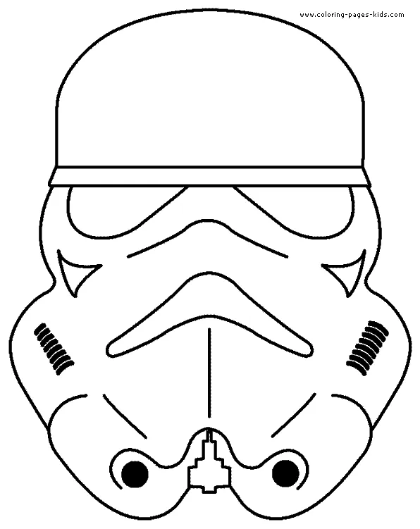 Star wars color page coloring pages for kids cartoon characters printable coloring page