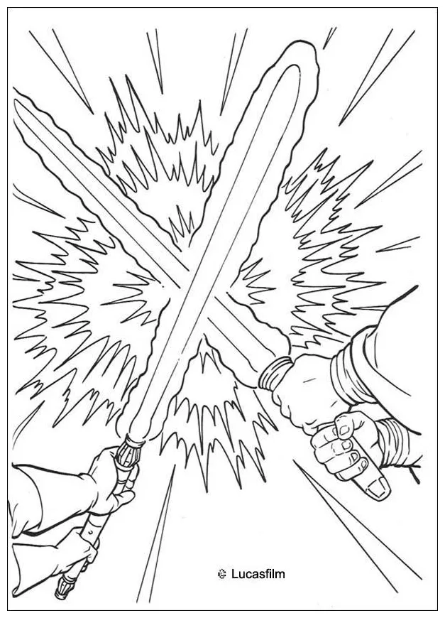 Star Wars Lightsaber Coloring Pages - Coloring Home