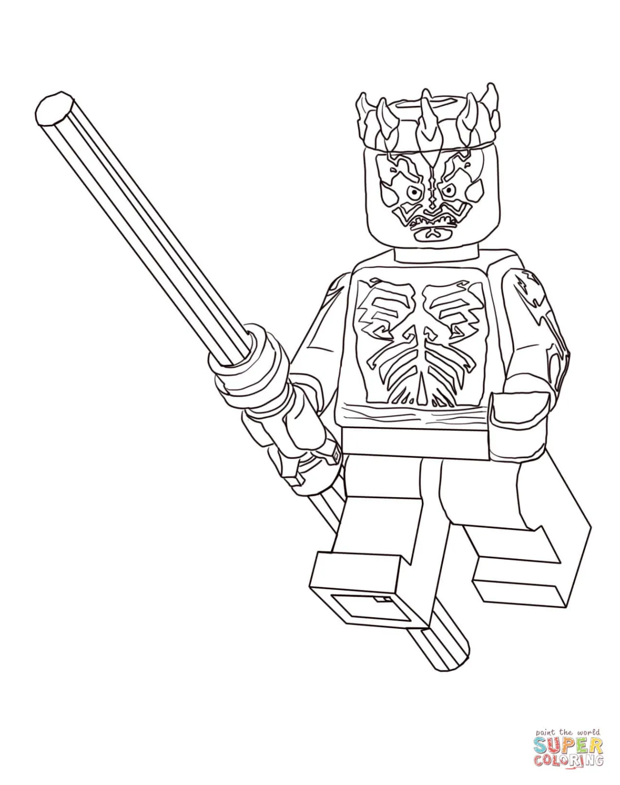 Star Wars Lightsaber Coloring Pages - Coloring Home