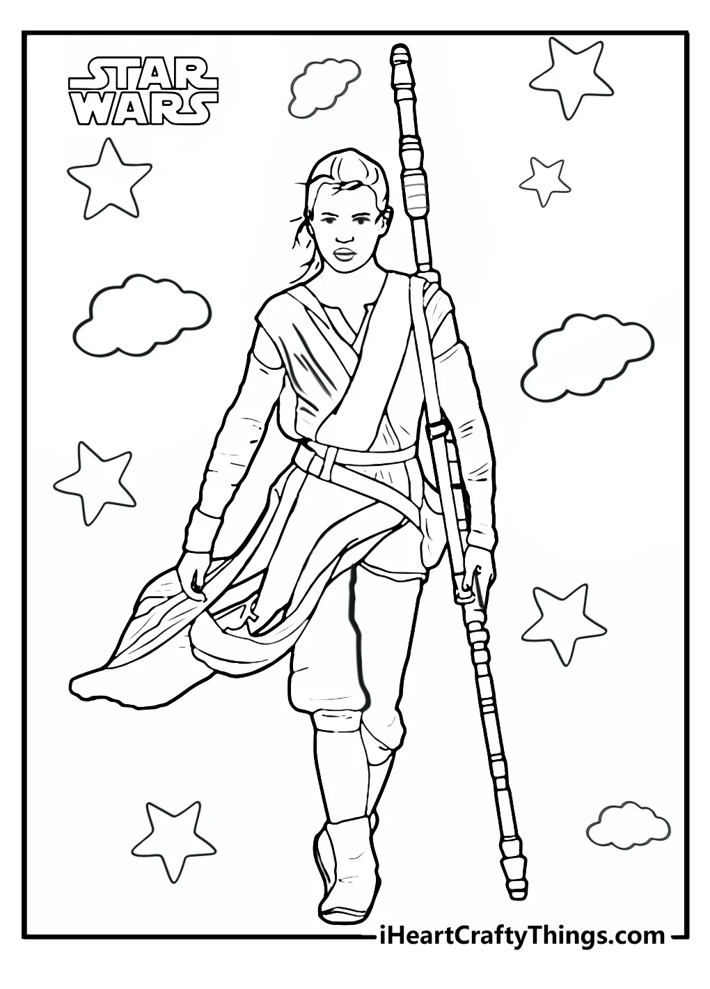 Star Wars Lightsaber Coloring Pages [2025]