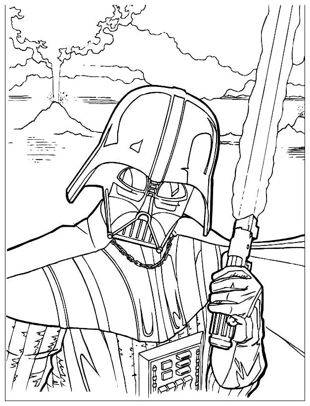 Free Star Wars Lightsaber Coloring Pages, Download Free Star Wars