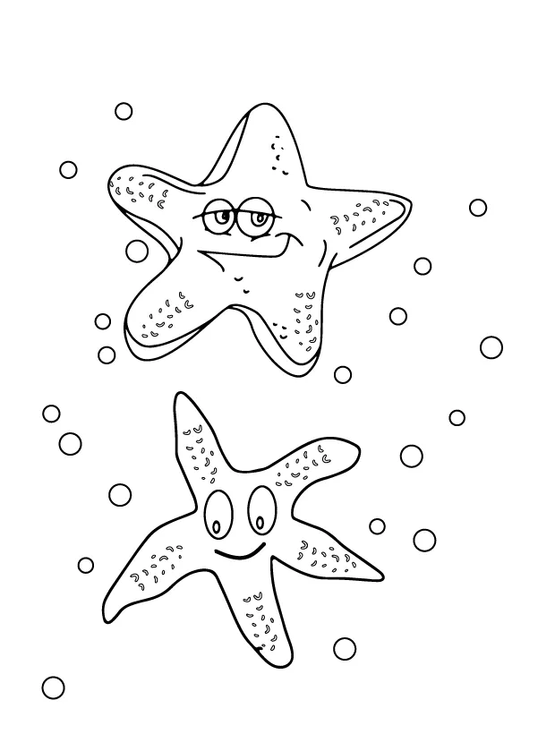 Smiling starfish