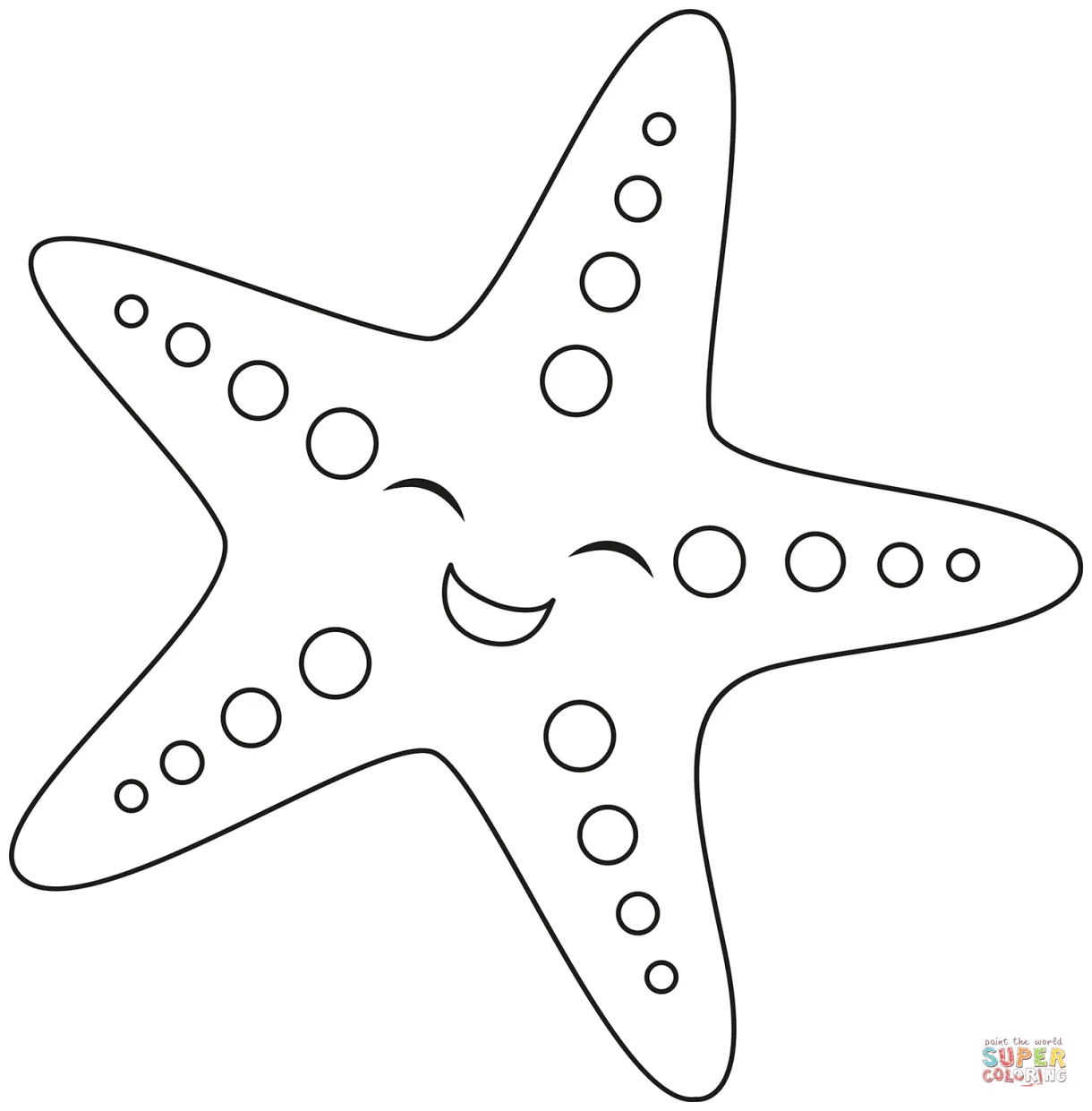 Smiling free printable coloring pages