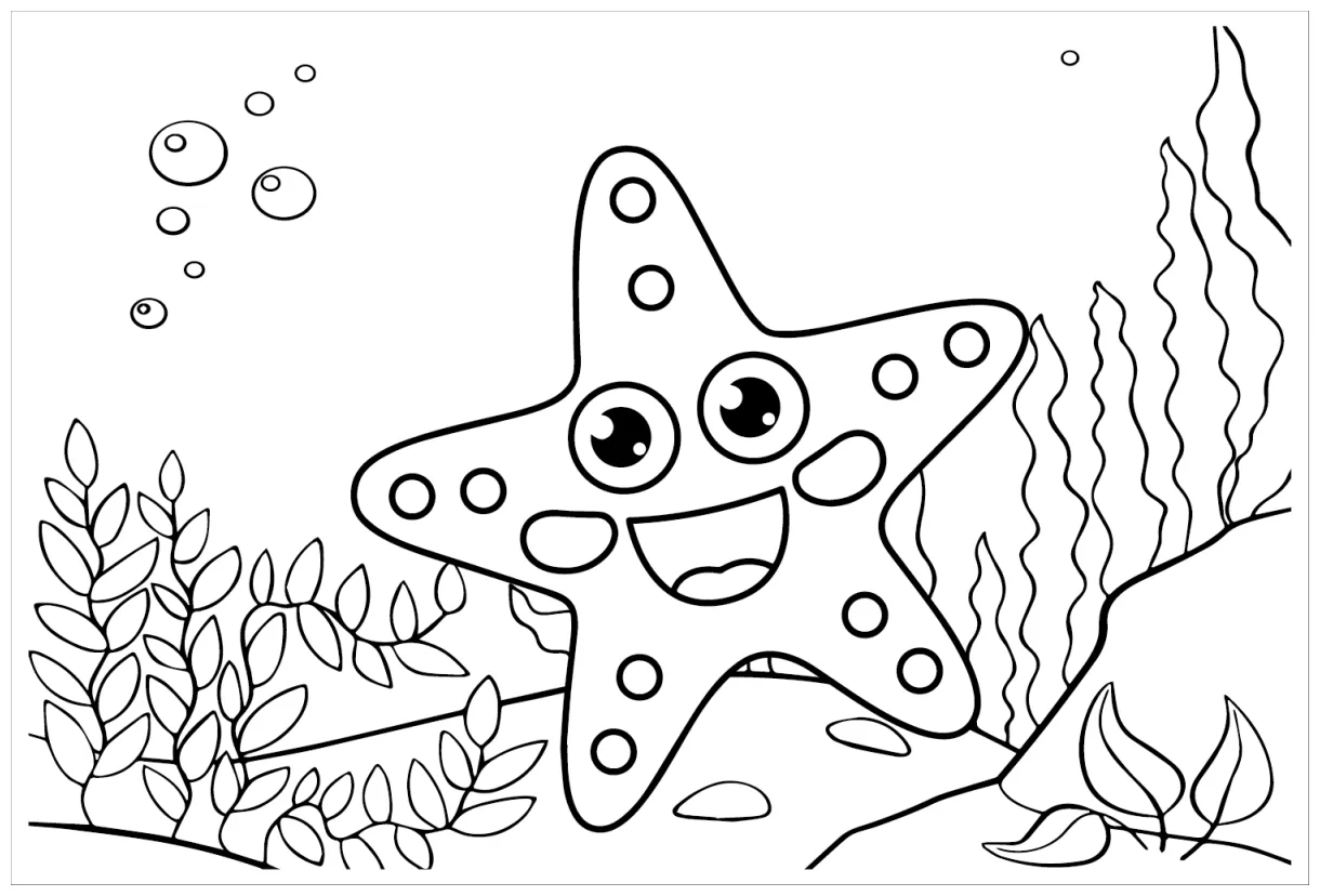 Starfish pictures coloring page free printable coloring pages