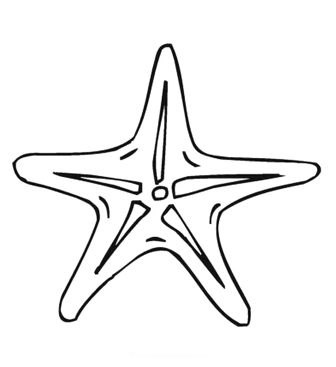 Starfish coloring pages