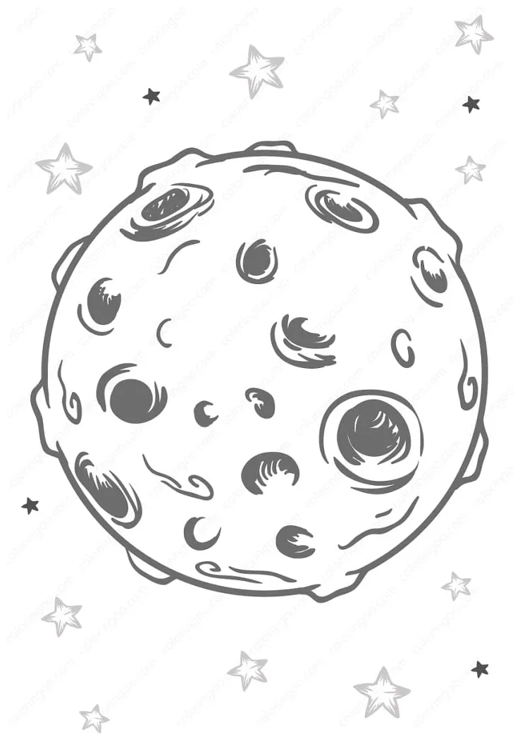 The moon and stars coloring pages coloring cool