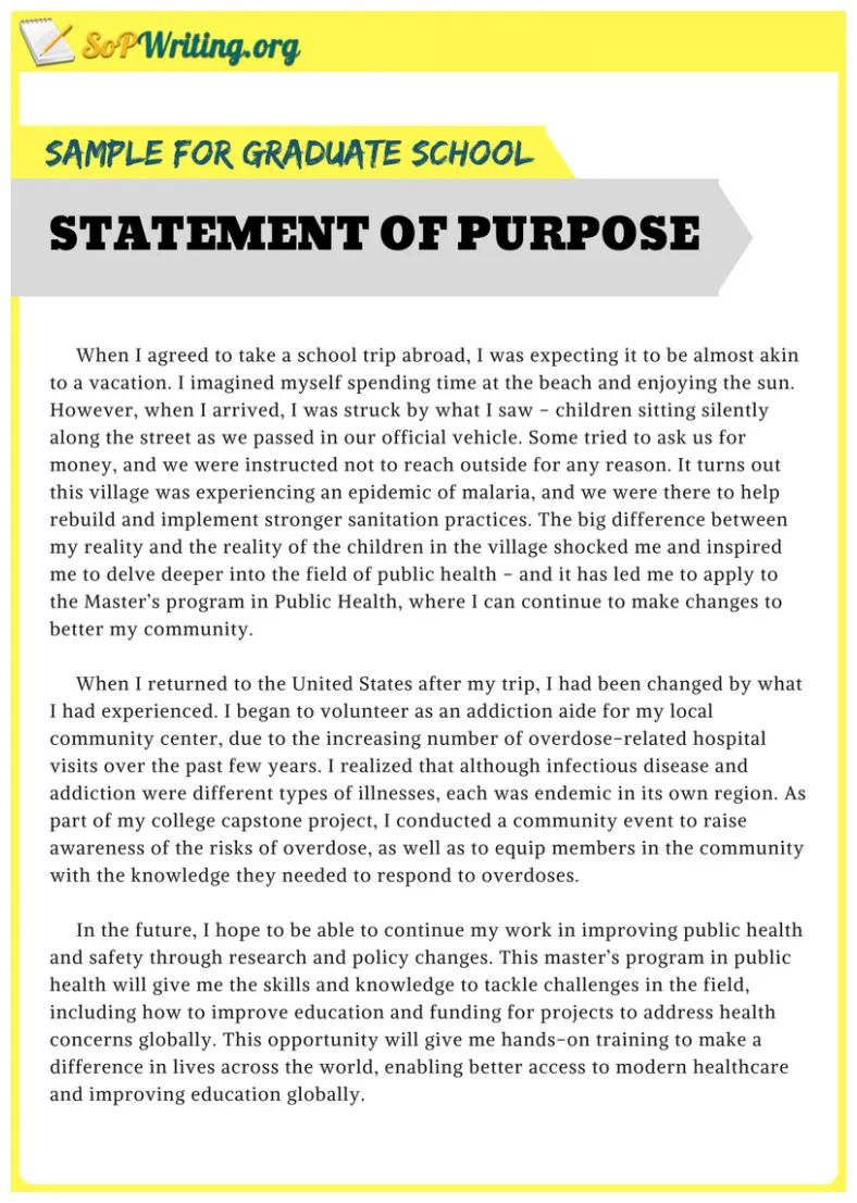 12 excellent statement of purpose examples to inspire you