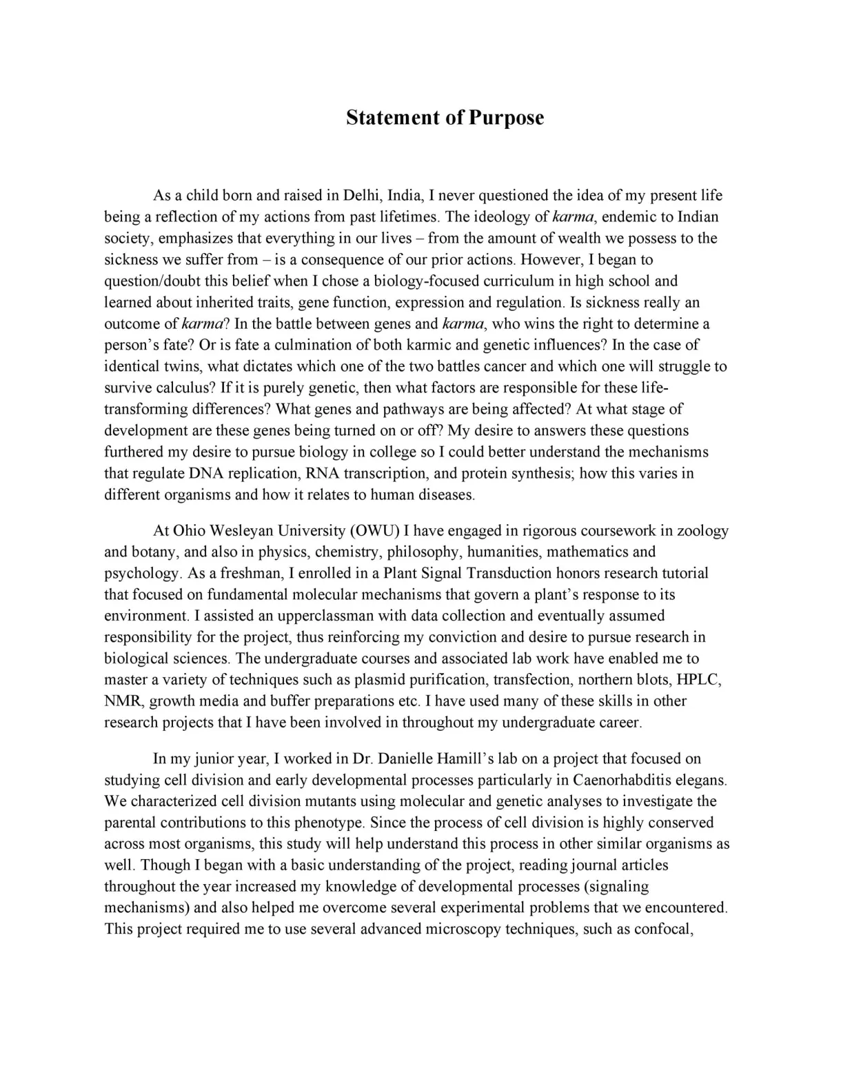 50 statement of purpose examples graduate school, mba, p ᐅ