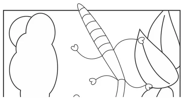 Walking coloring pages