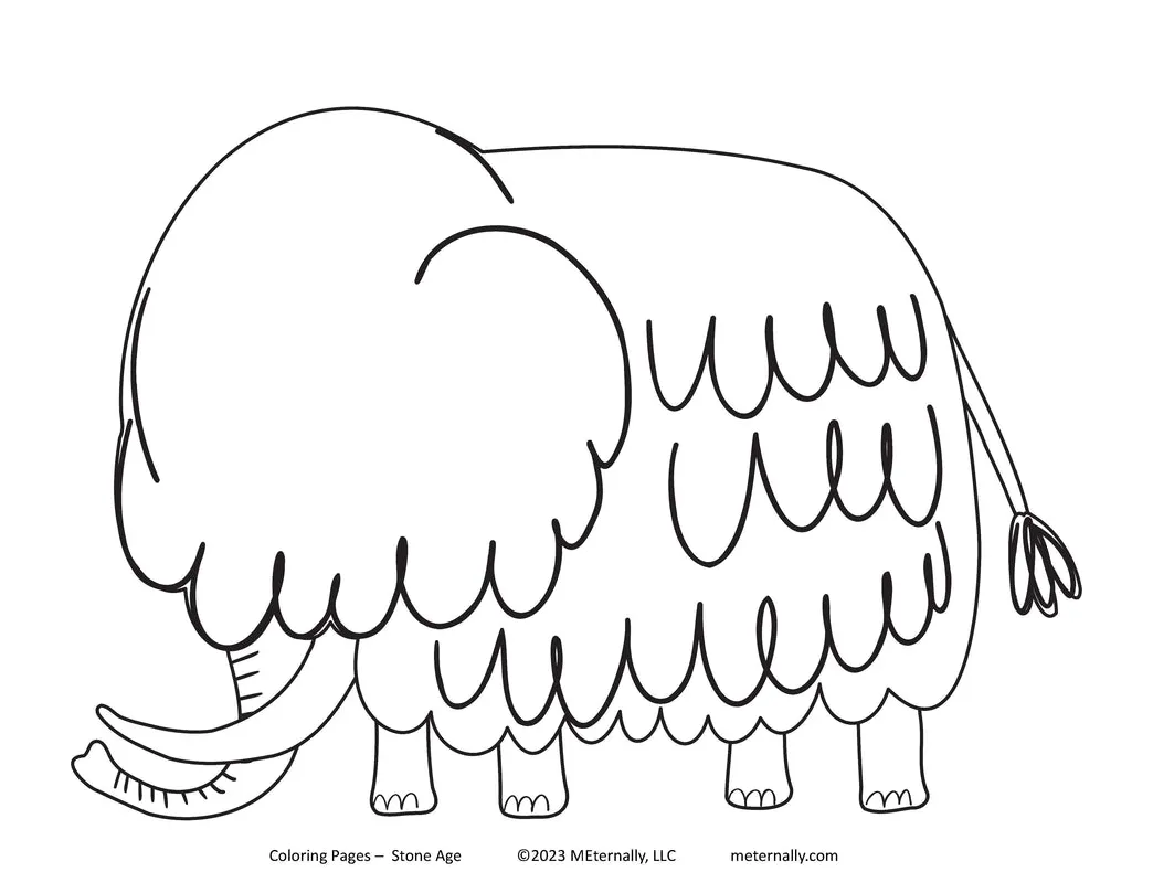 Coloring Pages - Stone Age – MEternally
