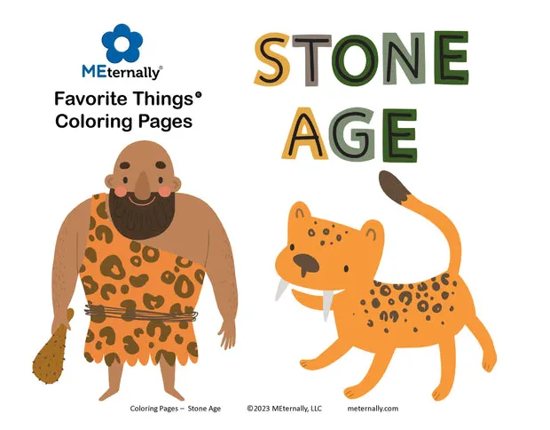 Coloring Pages - Stone Age – MEternally