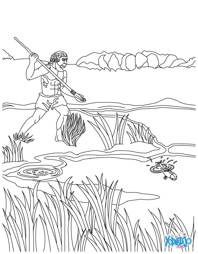 Stone Age Coloring Pages at GetColorings.com | Free printable colorings