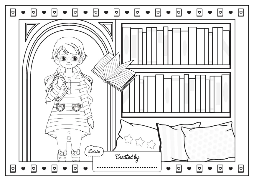 Story time colouring sheet