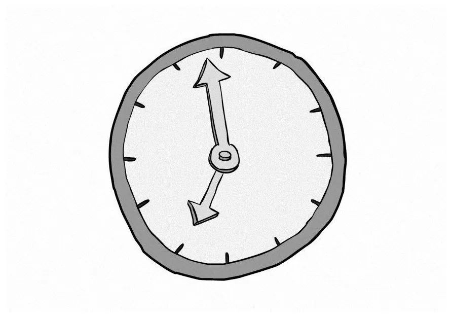 Coloring page time free printables img 14929